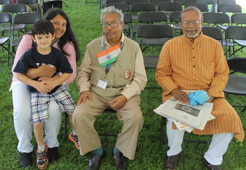 Asim Datta and family