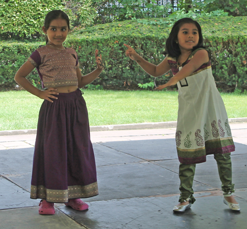 Little girls Dancing at Independence Day