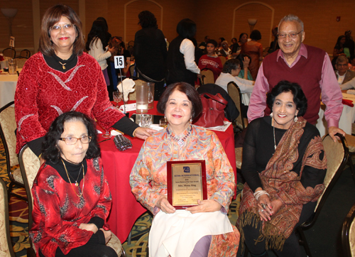 Helen and Bimla Malhotra, Mona Alag and Dr Shanta and Surinder Kampani 