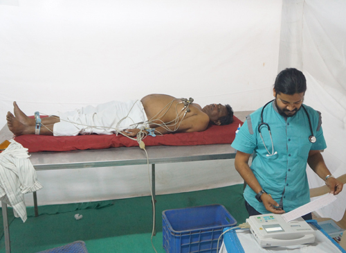 ECG machines helped to detect 93 Coronary patients