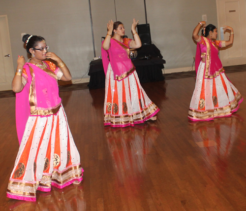 Students from the Nupur School of Dance performed a Prayer Dance to Lord Ganesh