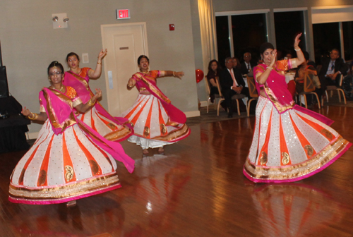 Students from the Nupur School of Dance performed a Prayer Dance to Lord Ganesh