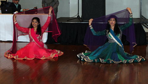 students from the Nupur School of Dance performed a Bollywood Dance