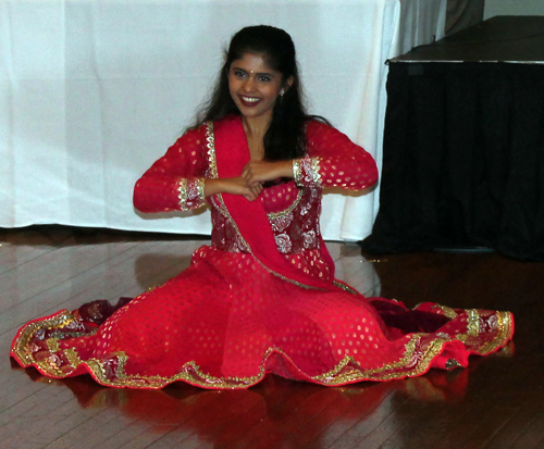 students from the Nupur School of Dance performed a Bollywood Dance