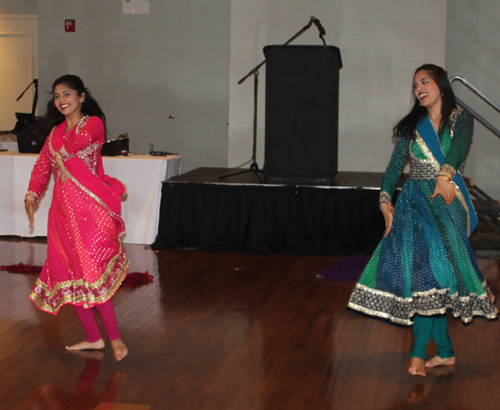 students from the Nupur School of Dance performed a Bollywood Dance