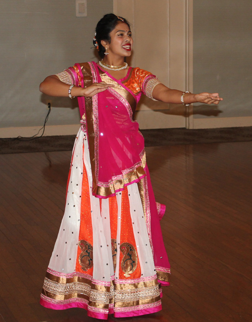 young lady from the Nupur School of Dance performed a solo Bollywood Dance