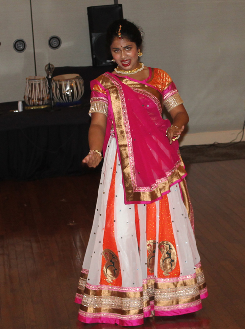 young lady from the Nupur School of Dance performed a solo Bollywood Dance