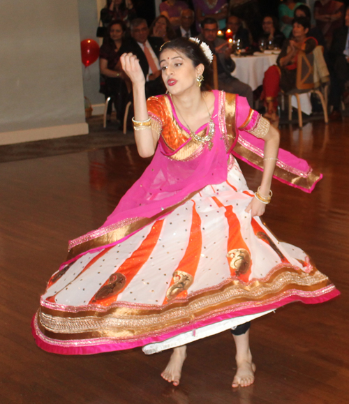 Two sisters from the Nupur School of Dance performed a Bollywood Dance