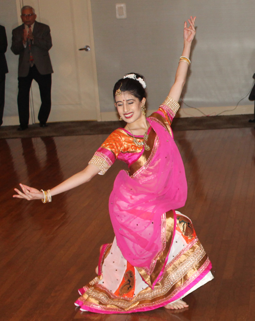 Two sisters from the Nupur School of Dance performed a Bollywood Dance