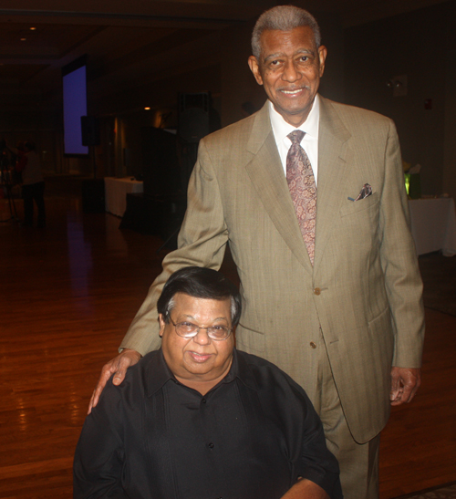 Joe Thomas and Rev Dr Otis Moss Jr.