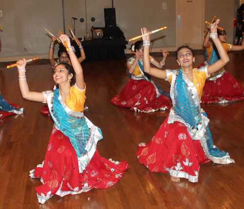 Indian stick dance at FICA India Garden event