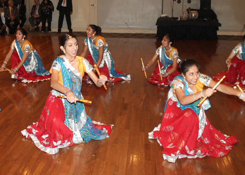 Indian stick dance at FICA India Garden event