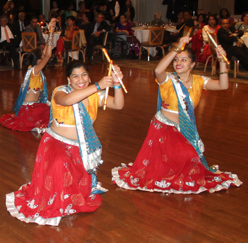 Indian stick dance at FICA India Garden event