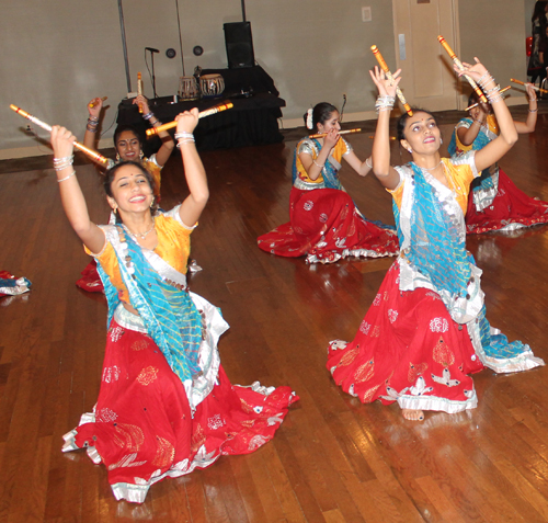 Indian stick dance at FICA India Garden event