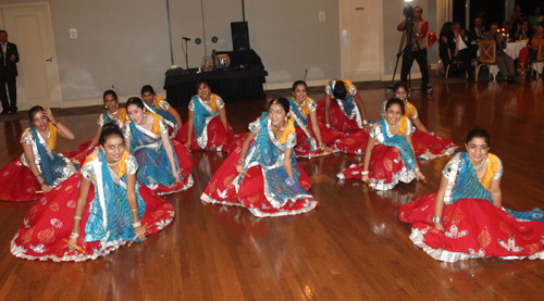 Indian stick dance at FICA India Garden event