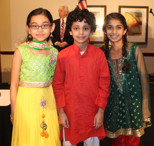 children from the Hindu Heritage School in Solon