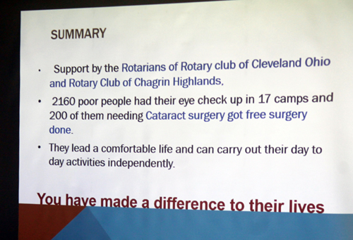AIPNO summary at Cleveland Rotary