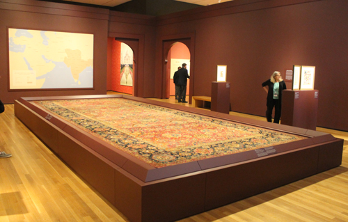 Mughal India carpet at Cleveland Museum of Art