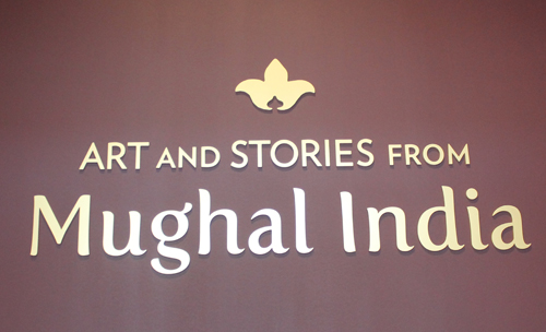 Cleveland Museum of Art Mughal exhibition sign