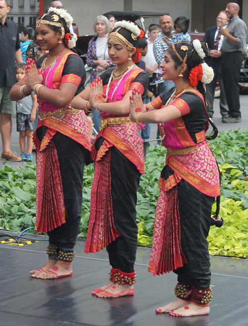 Students from the Nritya Gitanjali School of Dance and Music in Cleveland 