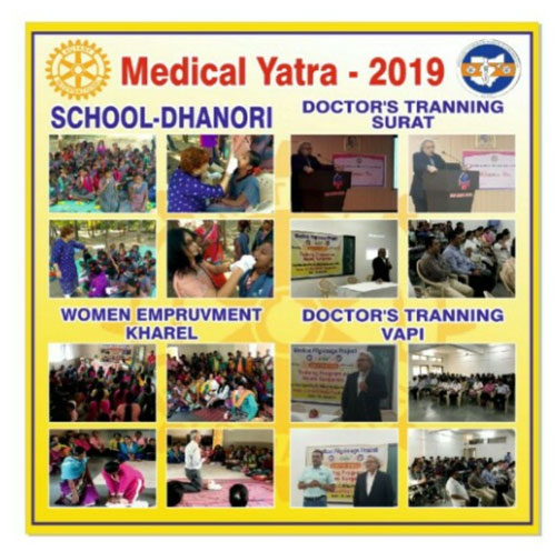 2019 AIPNO Medical Yatra in Indian cities