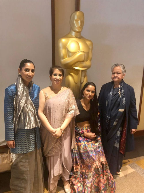 Oscar Trophy for sanitary pad work