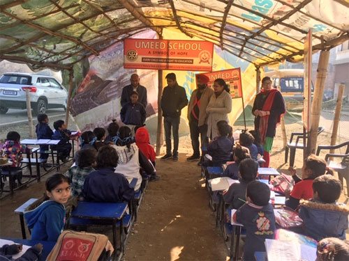 Umeed school in the slum