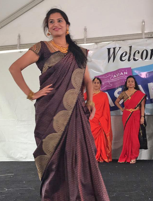 Traditional Indian fashion at 2019 Cleveland Asain Festival