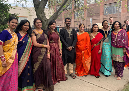 Traditional Indian fashion at 2019 Cleveland Asain Festival