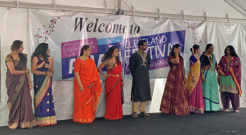 Traditional Indian fashion at 2019 Cleveland Asain Festival