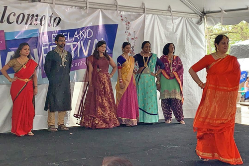 Traditional Indian fashion at 2019 Cleveland Asain Festival