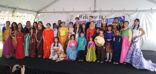 Traditional Asian fashion at 2019 Cleveland Asain Festival