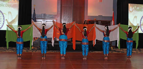 Indian dance at 71st Republic Day event hosted by FICA in Cleveland