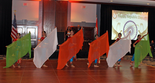 Indian dance at 71st Republic Day event hosted by FICA in Cleveland