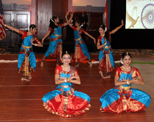 Indian dance at 71st Republic Day event hosted by FICA in Cleveland