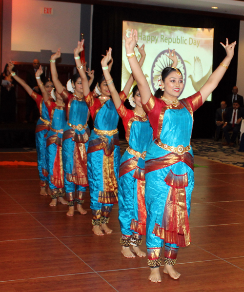 Indian dance at 71st Republic Day event hosted by FICA in Cleveland