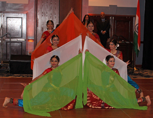 Indian dance at 71st Republic Day event hosted by FICA in Cleveland