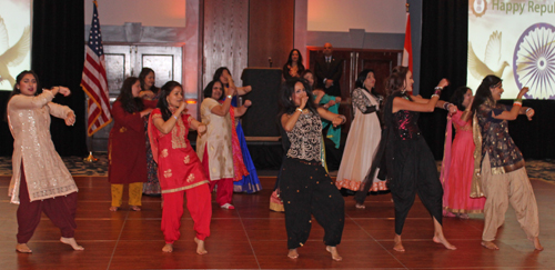 Indian dance at 71st Republic Day event hosted by FICA in Cleveland