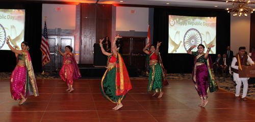 Indian dance at 71st Republic Day event hosted by FICA in Cleveland