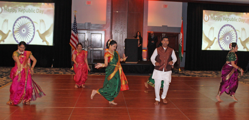 Indian dance at 71st Republic Day event hosted by FICA in Cleveland