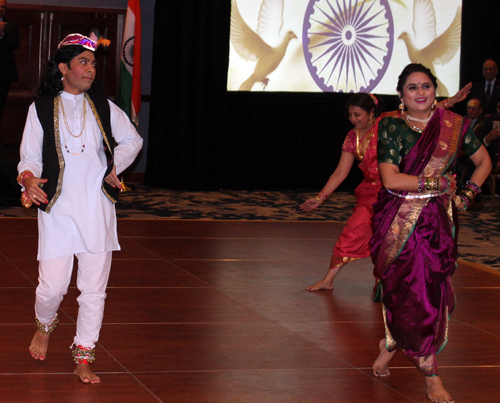 Indian dance at 71st Republic Day event hosted by FICA in Cleveland