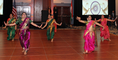 Indian dance at 71st Republic Day event hosted by FICA in Cleveland