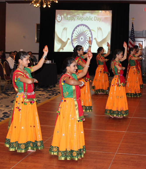 Indian dance at 71st Republic Day event hosted by FICA in Cleveland