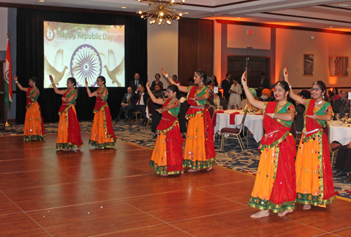 Indian dance at 71st Republic Day event hosted by FICA in Cleveland