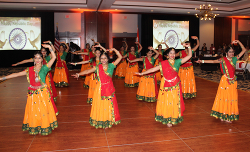 Indian dance at 71st Republic Day event hosted by FICA in Cleveland