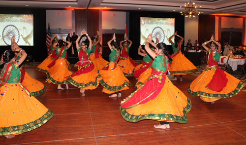 Indian dance at 71st Republic Day event hosted by FICA in Cleveland