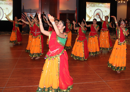 Indian dance at 71st Republic Day event hosted by FICA in Cleveland