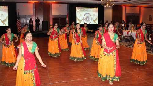 Indian dance at 71st Republic Day event hosted by FICA in Cleveland