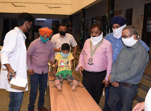 Boy gets new foot medical yatra