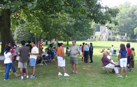 Indian American picnic at Squires Castle